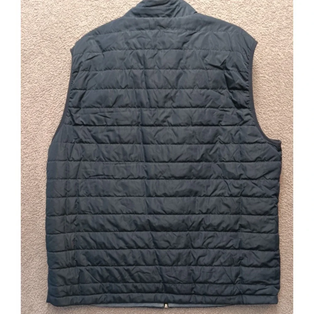 IZOD Luxury Classics Men's Quilted Puffer Vest Navy Blue Size XL - Picture 4 of 7